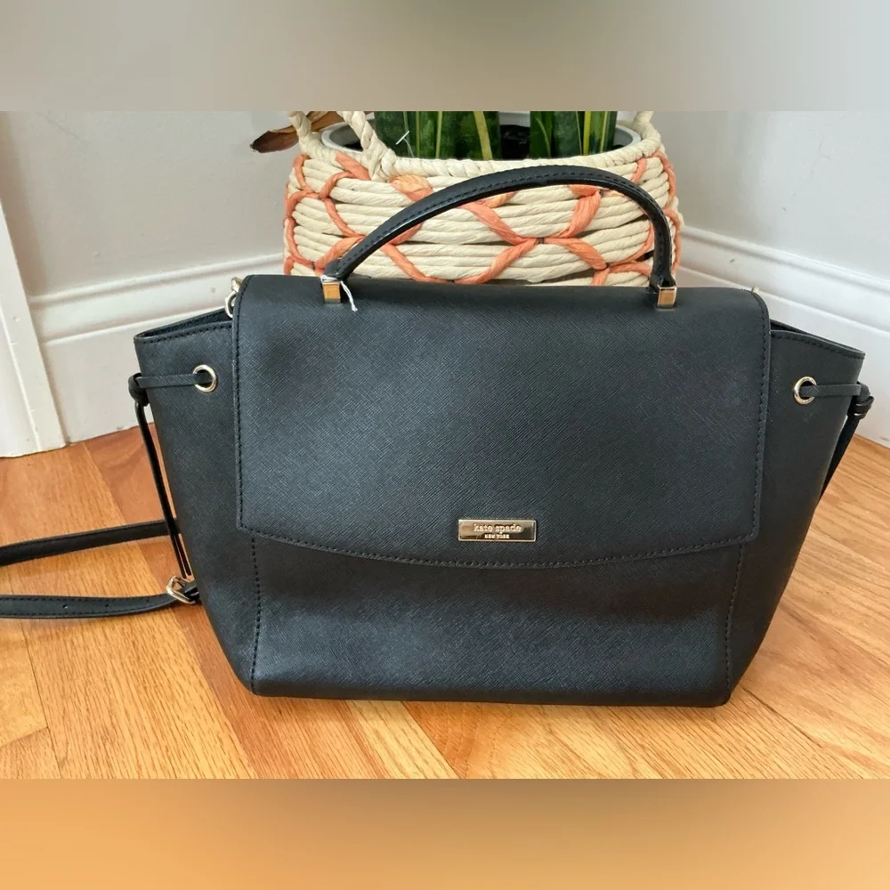 Kate‎ Spade Lilah Laurel Way Satchel - Black - EUC